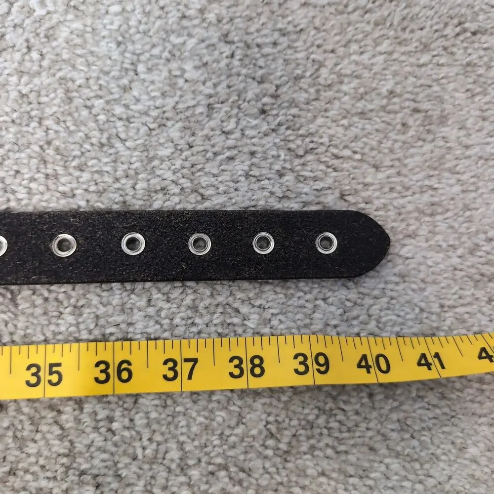 Grommet Leather Y2k Buckle Belt
